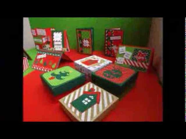 Tarjetas y cajas de Navidad