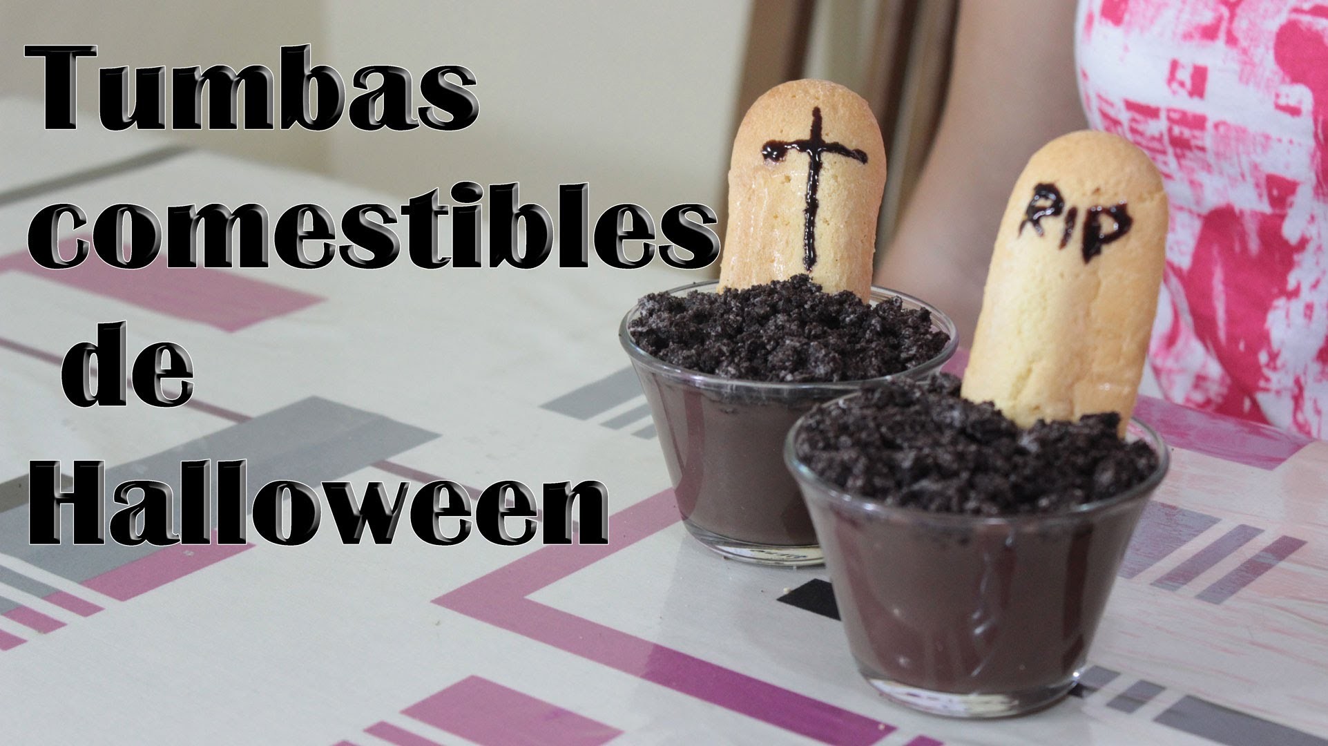 Tumbas comestibles para Halloween, Manualidades Fáciles