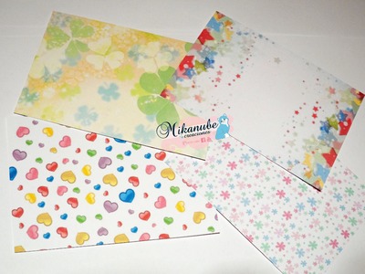 Cartulinas decoradas