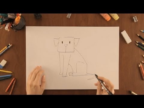 Cómo dibujar un perro : Dibujos de la Naturaleza