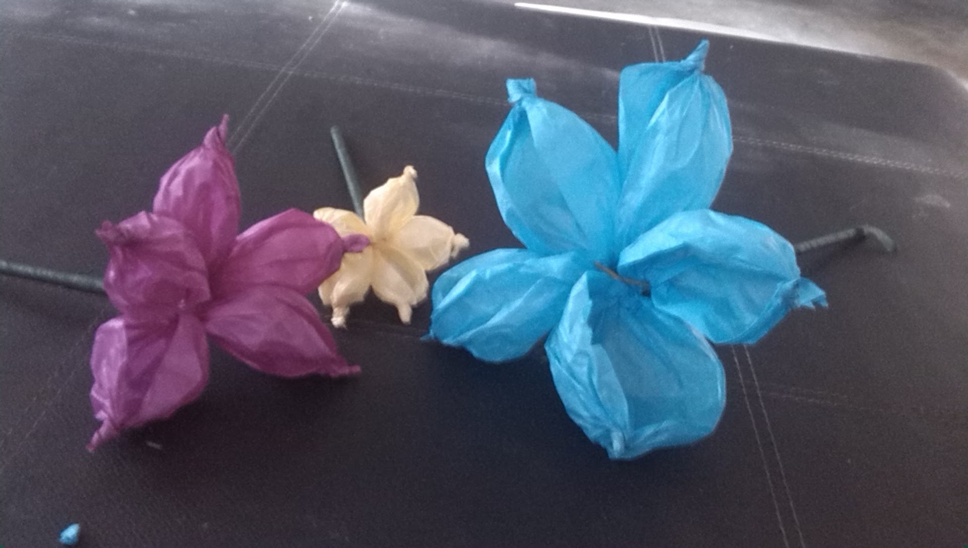 Como hacer flores de papel china (fácil)