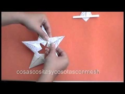 Como hacer una estrella colgante