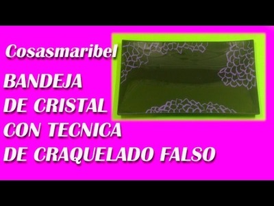 Craquelado falso.