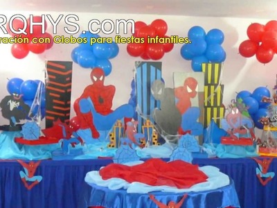 Decoracion con globos para fiestas infantiles