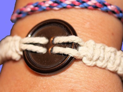 DIY: Pulsera de nudos macramé. Knot bracelet