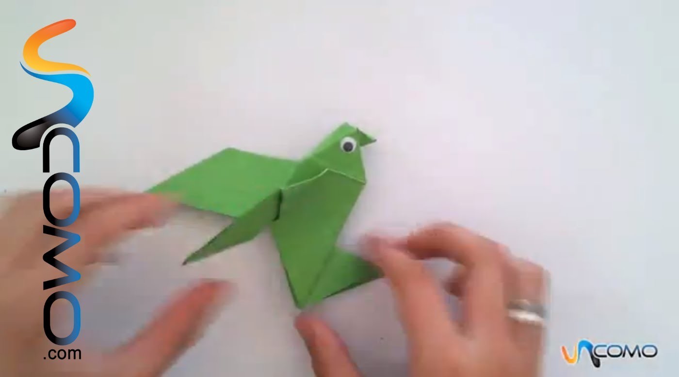 Hacer un pájaro de origami