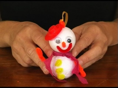 Manualidad de Navidad - Muñeco de nieve - Manualidades para todos