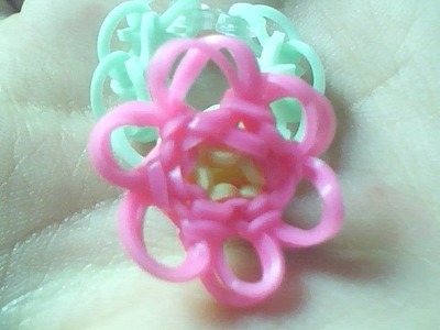 ♥ Tutorial: anillo de gomitas en forma de flor ♥