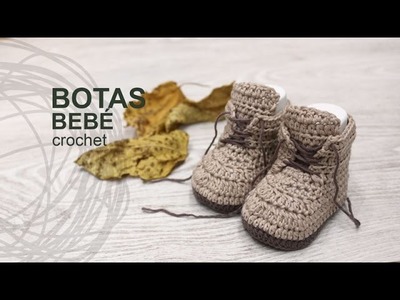 Tutorial Botas Bebé Crochet o Ganchillo en Español