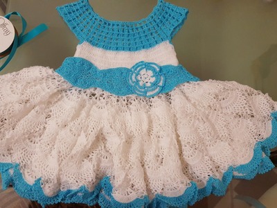 Como tejer vestido en crochet  para niñas #1