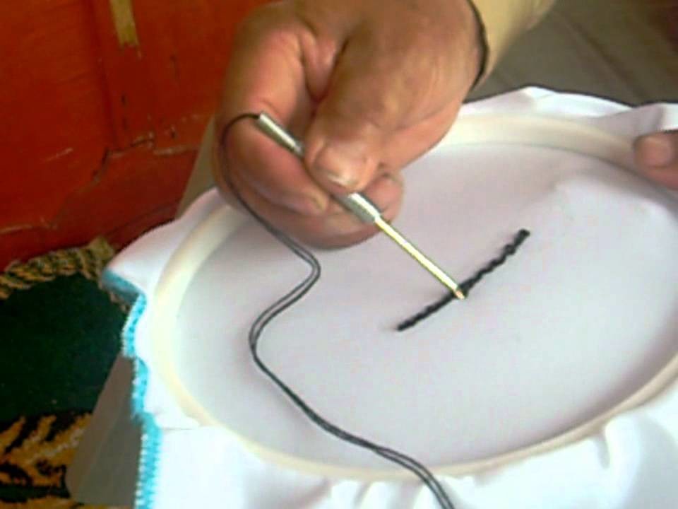ARTESANIAS COLOMBIA bordado aguja de felpa