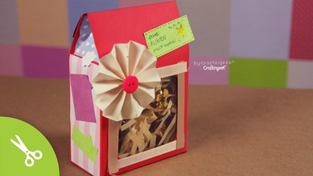 Cajita sorpresa: dulces y regalo - 14 de febrero. Gift Box DIY