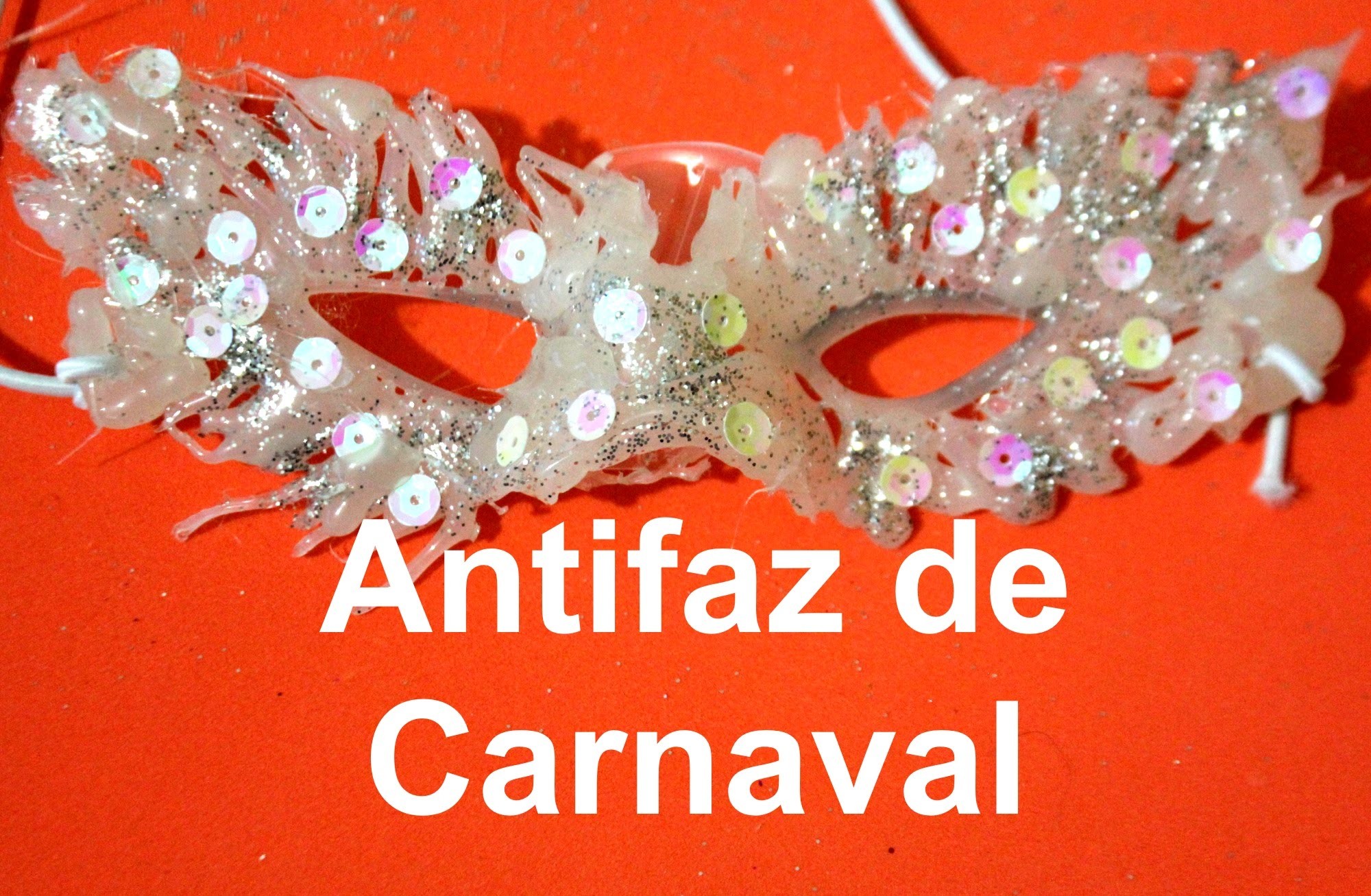 Cómo hacer una mascara o antifaz  fácil de carnaval