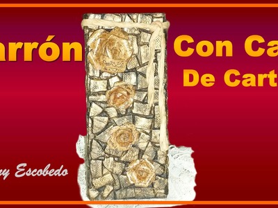JARRÓN CON CAJA DE CARTÓN