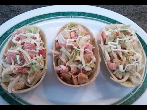 Tacos en barquitas receta de cocina facil mexicana