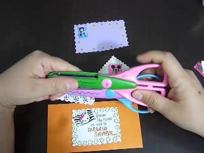 Como hacer una tarjeta de regalo con reciclaje   No.71 Manualidades la Hormiga