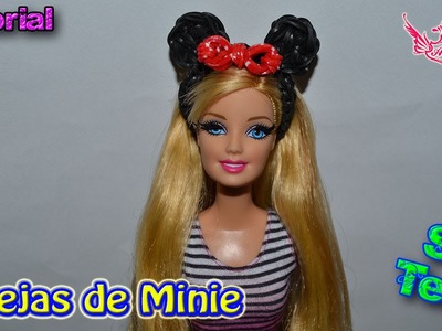 ♥ Tutorial: Diadema de Minnie de gomitas para Muñecas (sin telar) ♥