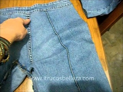 Cómo convertir un pantalón en falda