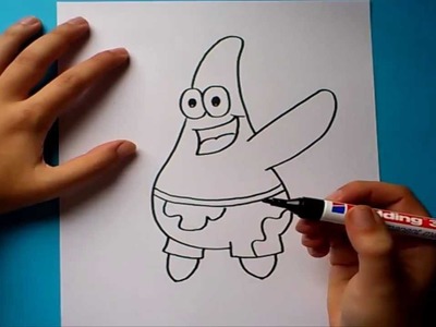 Como dibujar a Patricio paso a paso - Bob esponja | How to draw Patricio - Sponge bob