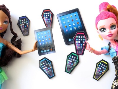 Cómo hacer un tablet  o tableta para tus muñecas - Manualidades para muñecas