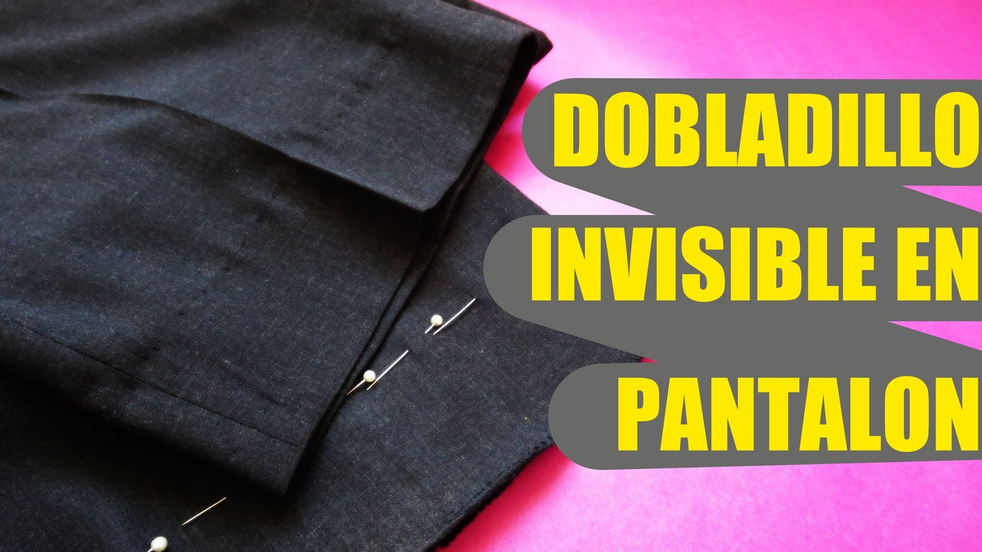 Cómo realizar un dobladillo invisible en pantalón