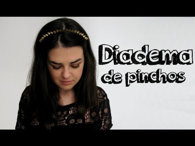 DIY - Diadema de pinchos [ Studded headband]