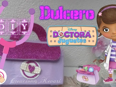 Dulcero Maletín  Doctora Juguetes DIY  cajas de leche (Material Reciclado).Doc McStuffins candy bag