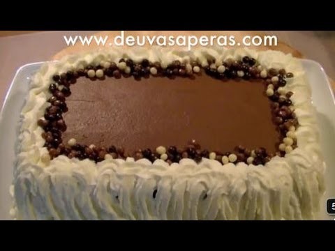Tarta de Cumpleaños de Chocolate y Galletas