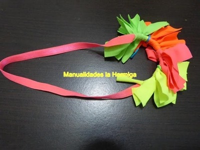 Balacas elasticas decoradas con retazos de tela para el cabello.elastic headbands for hair