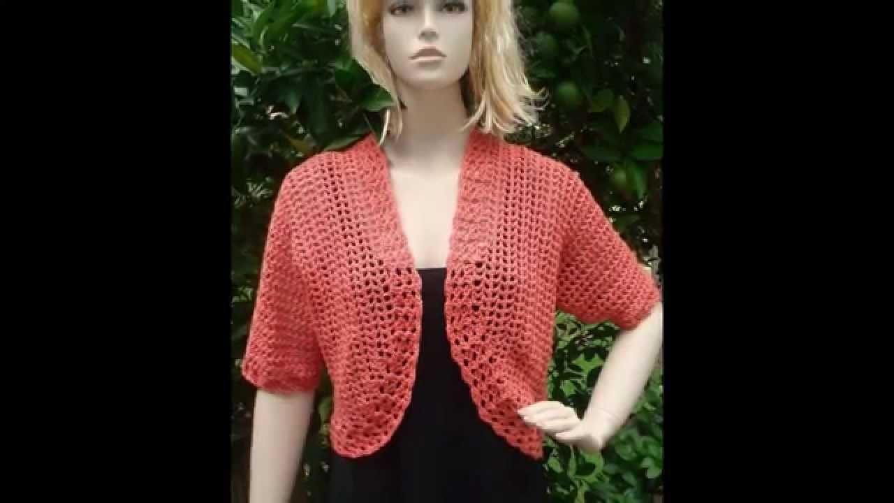 Boleritos de mujer tejidos en crochet ganchillo ( imagenes -9