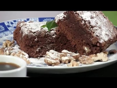 Cómo hacer brownies de chocolate y nueces : Postres fáciles y ricos