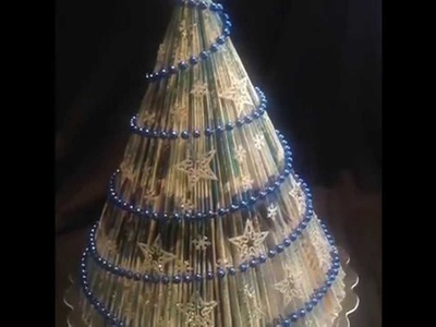 DIY Arbol de Navidad . Magazine tree