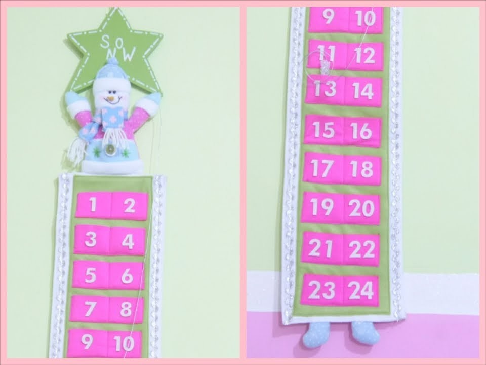 DIY♥ Calendario para navidad -Yami