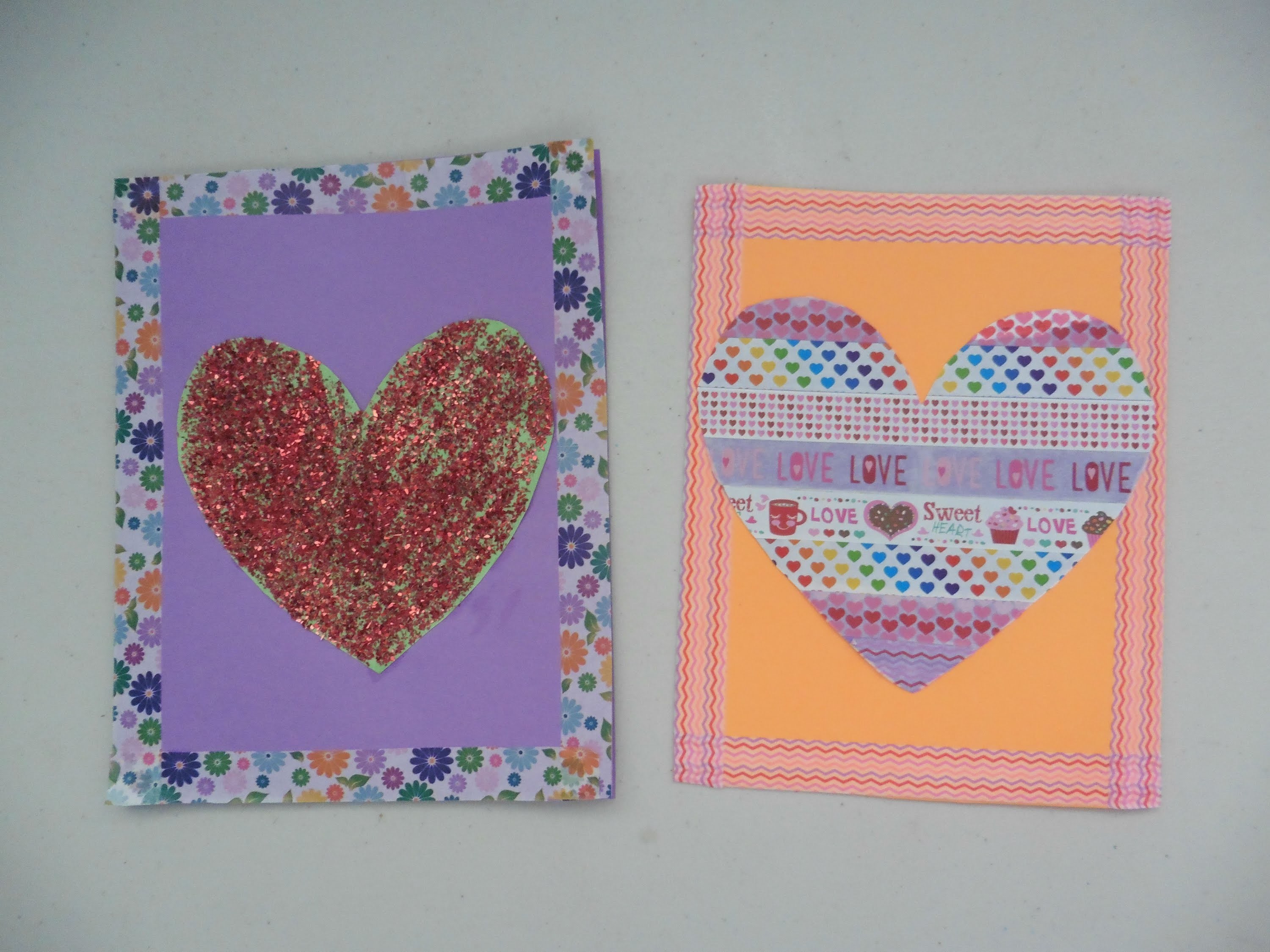 DIY- tarjetas con corazones - Creative Flower