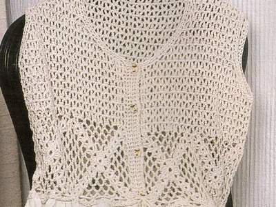 Blusa con opción de vestido a crochet