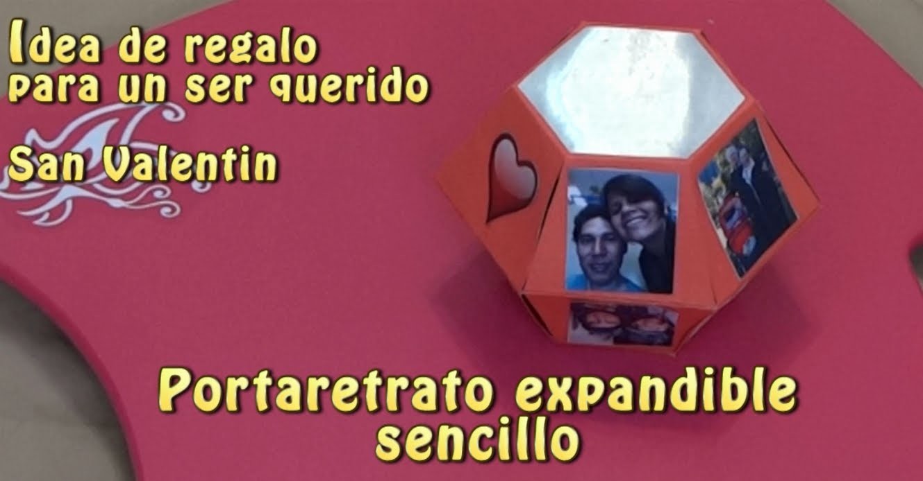 DIY Regalo San Valentin Portaretrato Expandible Sencillo