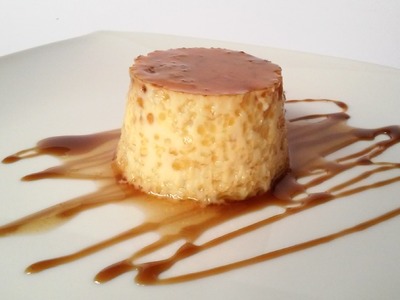 Flan casero de huevo