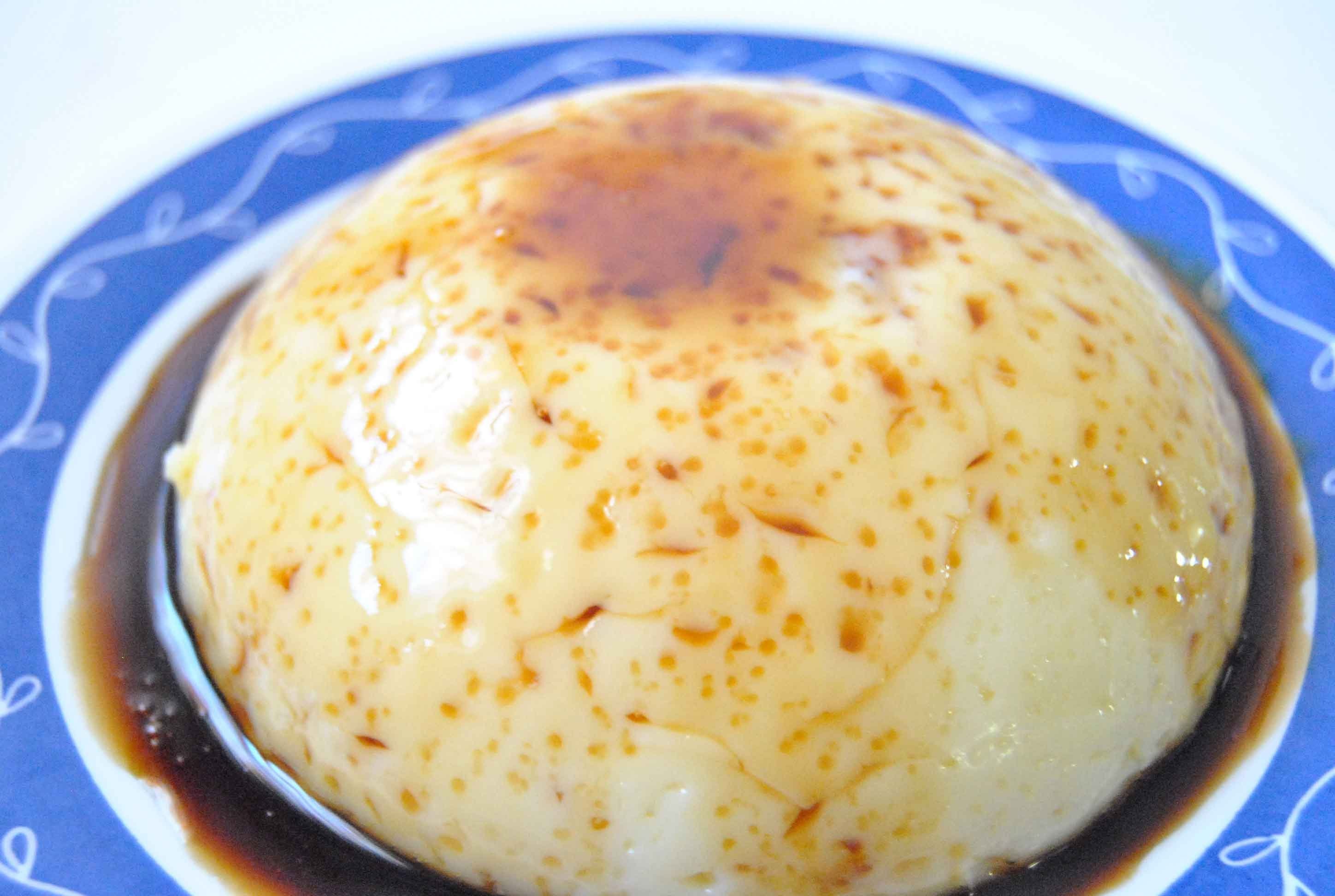 Flan de huevo en el microondas - Recetas de cocina