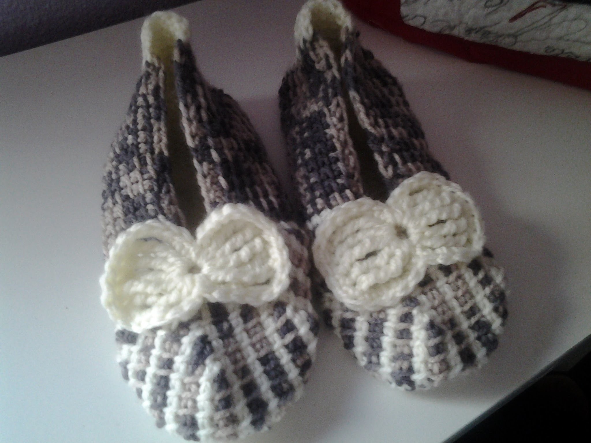 Zapatillas crochet ( ganchillo) tunecino 1 #tutorial DIY