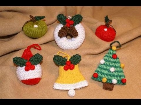 Adornos para arbol de navidad a crochet