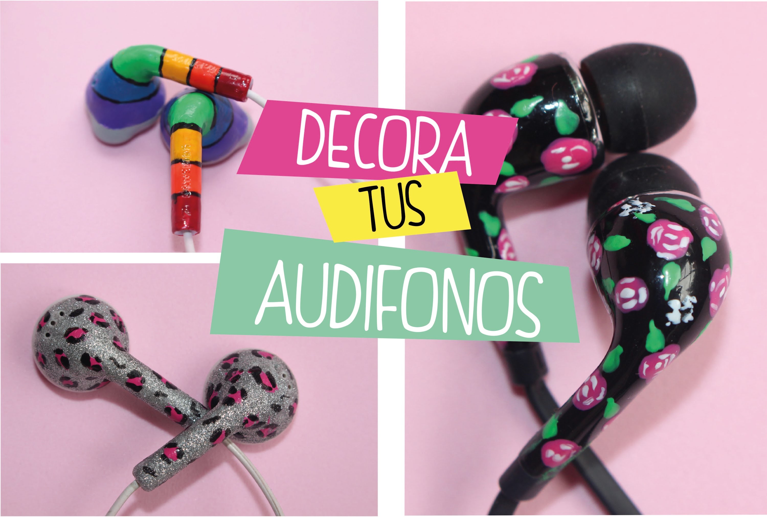 DIY: como decorar audífonos o auriculares con esmaltes? Lorena G ♥