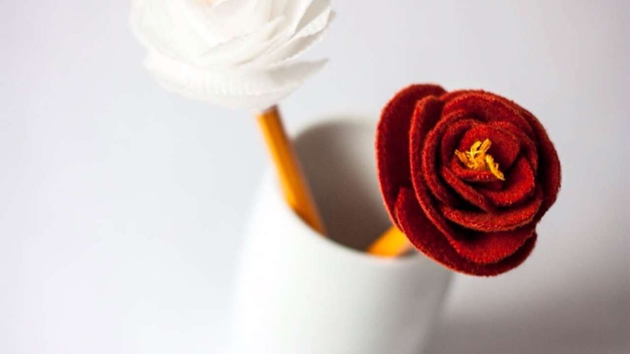 Haz Preciosas Flores para decorar Lápices - Hazlo tu Mismo Manualidades - Guidecentral