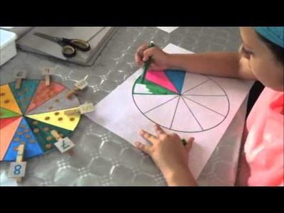Manualidades infantiles Taller de rueda de matemáticas