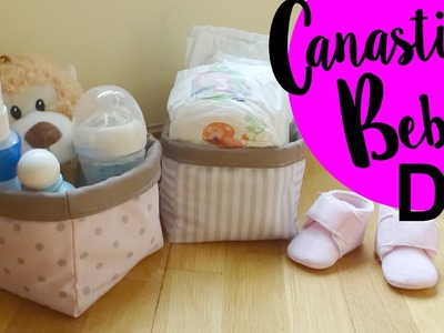 Tutorial DIY Canastilla o cesta de bebe ( Patrón incluido )