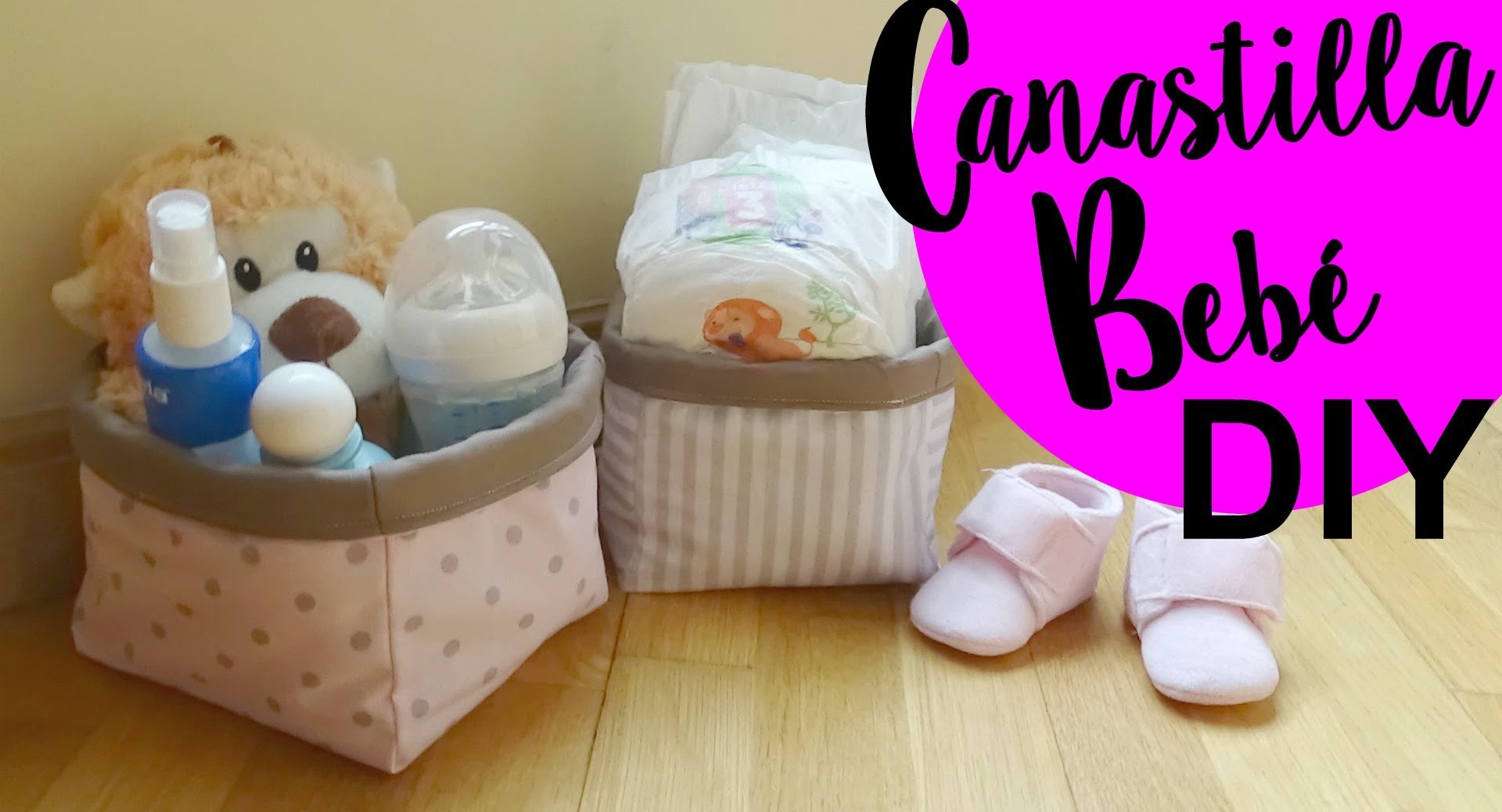 Tutorial DIY Canastilla o cesta de bebe ( Patrón incluido )