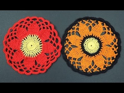Crochet : Portavasos