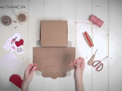 DIY decoración de regalos cosidos - SelfPackaging tutorial