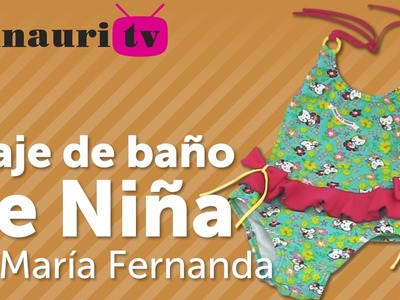 DIY Traje de Baño Niña ( girls swimwear - swimsuit )