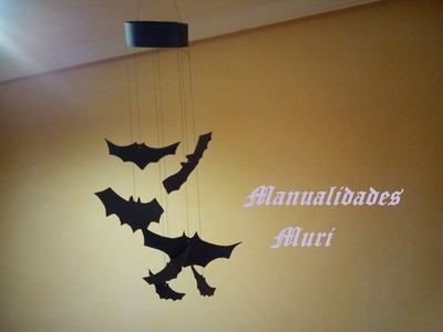 Manualidades. Móvil decorativo para Halloween muy fácil