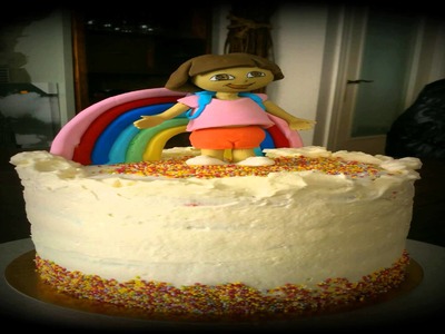 Rainbow cake Dora la exploradora